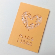 Karte Herz Plotterdatei SVG DXF